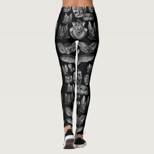 Haeckel Chiroptera 1904 Leggings (Achterkant)