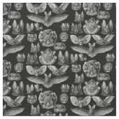 Haeckel Chiroptera 1904 Stof (Close Up)