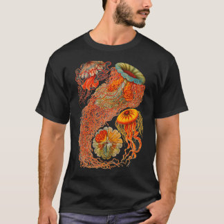 Haeckel Discomedusae Enhanced Antiek Illustratie T-shirt