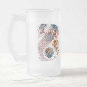 Haeckel Jellyfish Matglas Bierpul (Links)
