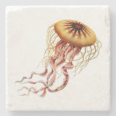 Haeckel Jellyfish Onderzetter (Voorkant)