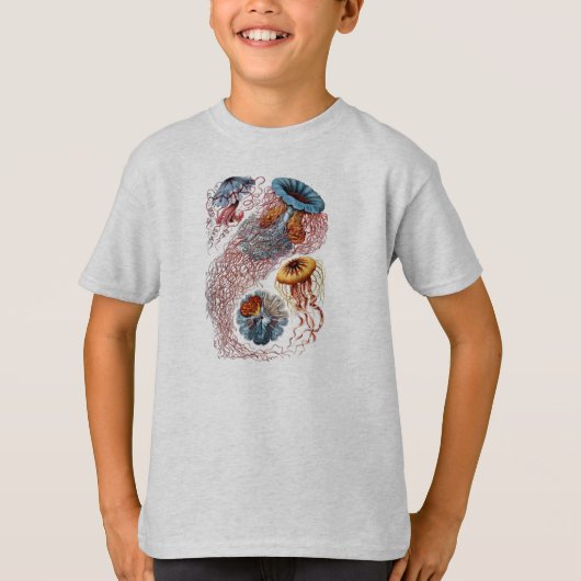 Haeckel Jellyfish Study T-Shirt (Voorkant)