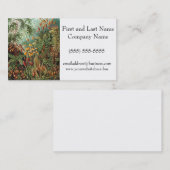 Haeckel Mos, Gras, en Schimmel Paddestoel Schilder Visitekaartje (Voorkant / Achterkant)