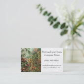 Haeckel Mos, Gras, en Schimmel Paddestoel Schilder Visitekaartje (Staand voorkant)