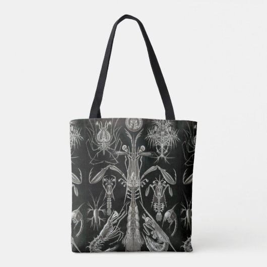 Haeckel negatief tote bag (Achterkant)
