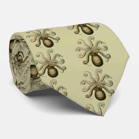 Haeckel Octopus Stropdas (Opgerold)