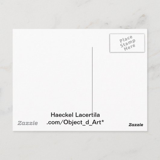 Haeckel Reptiles Briefkaart (Achterkant)