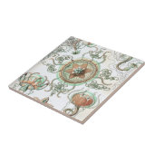 Haeckel Trachomedusae Tegeltje (Zijkant)