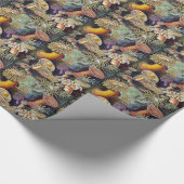 Haeckel Zee Anemone Ocean Life Natuur Kunst Schild Cadeaupapier (Hoek)