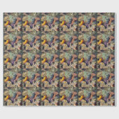 Haeckel Zee Anemone Ocean Life Natuur Kunst Schild Cadeaupapier (Vlak)