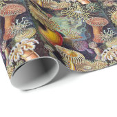 Haeckel Zee Anemone Ocean Life Natuur Kunst Schild Cadeaupapier (Rol Hoek)