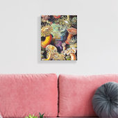 Haeckel Zee Anemone Ocean Life Natuur Kunst Schild Canvas Afdruk (Insitu (Woonkamer))