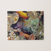 Haeckel Zee Anemone Ocean Life Natuur Kunst Schild Legpuzzel (Horizontaal)