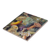 Haeckel Zee Anemones Ceramics Tegeltje (Zijkant)