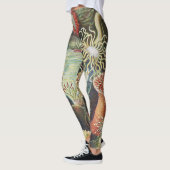 Haeckel Zeeanemonen Scheepvaart Zeeleven Kunst Col Leggings (Links)