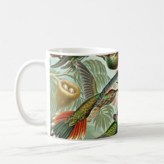 Haeckel's Hummingbird Coffee Mok (Links)