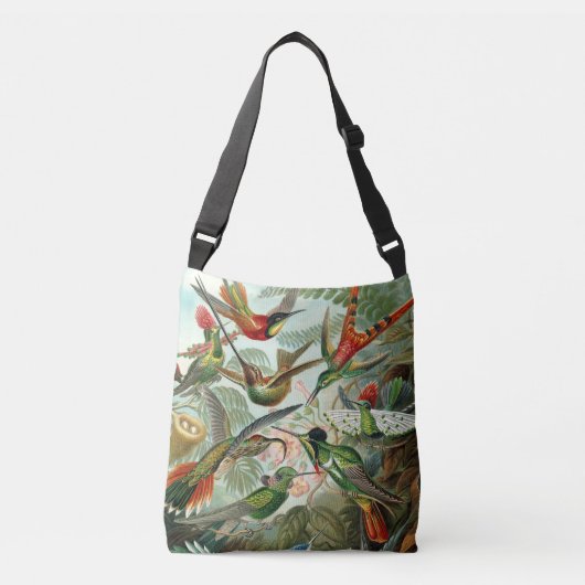 Haeckel's Hummingbird Crossbody Bag Crossbody Tas (Voorkant)