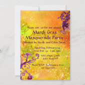 HAELEQUIN,PIERO,COLOMBINA GEMASKERD COSTUUMFEEST KAART (Achterkant)