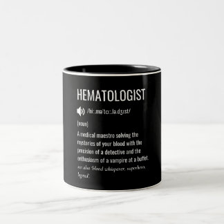 Haematologist Haematologist Definition Tweekleurige Koffiemok