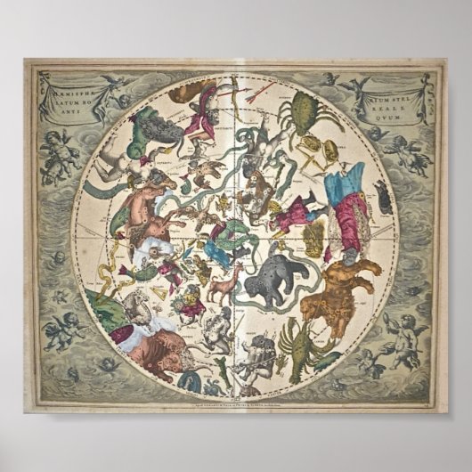 Haemisphaerium Stellatum Boreale Antiquum Poster (Voorkant)