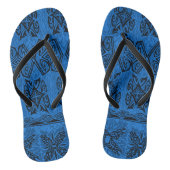 Haena Beach Hawaiian Primitive Tapa Teenslippers (Voetbed)