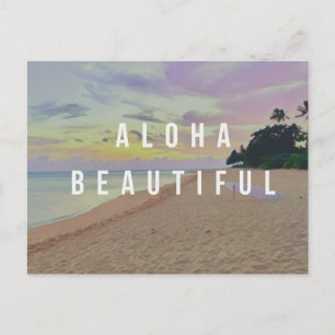 Haena Zonsopgang Aloha Mooie Ansichtkaart Briefkaart
