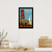 Haere Mai (Welkom) in Nieuw-Zeeland Poster (Keuken)