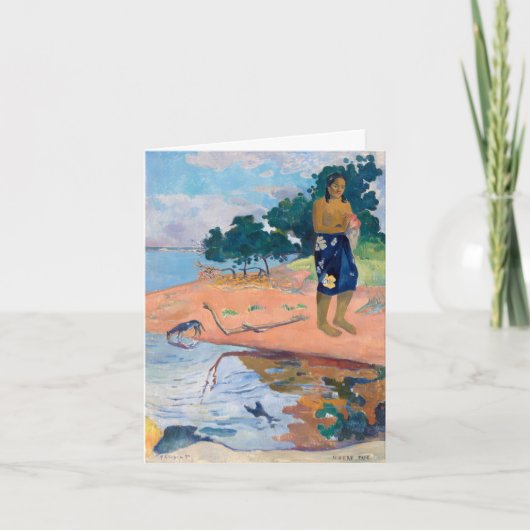 Haere Pape (1892) door Paul Gauguin, Art Kaart (Voorkant)