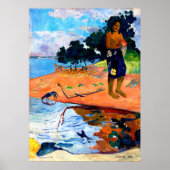 Haere Pape (1892) door Paul Gauguin Poster (Voorkant)
