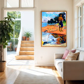 Haere Pape (1892) door Paul Gauguin Poster