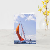 Haerlem Spinnaker (verticaal) Kaart (Gele Bloem)