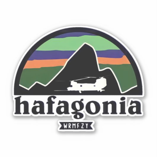 Hafagonia Sticker (Voorkant)