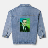 Hafez al-Assad, President van de Arabische Republi Denim Jacket (Achterkant)