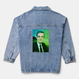 Hafez al-Assad, President van de Arabische Republi Denim Jacket