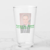 Hafez al-Assad, President van de Arabische Republi Glas (Voorkant)