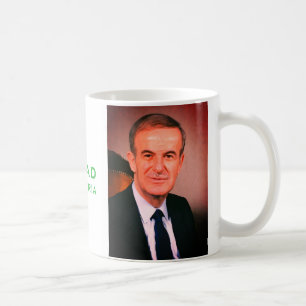 Hafez al-Assad, President van de Arabische Republi Koffiemok
