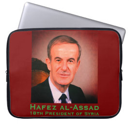 Hafez al-Assad, President van de Arabische Republi Laptop Sleeve