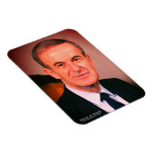 Hafez al-Assad, President van de Arabische Republi Magneet (Rechterzijde)