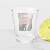 Hafez al-Assad, President van de Arabische Republi Shot Glas (Achterkant)