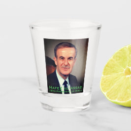 Hafez al-Assad, President van de Arabische Republi Shot Glas