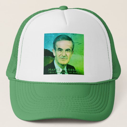 Hafez al-Assad, President van de Arabische Republi Trucker Pet (Voorkant)