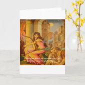 Hafiz "Gods Cirkel" Wisdom Citaat Kaart (Gele Bloem)