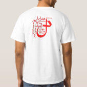 Hafiz Shirazi Perzische poëzie T-shirt (Achterkant)