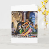 Hafiz (Sun & Earth) Love Quote Kaart (Gele Bloem)