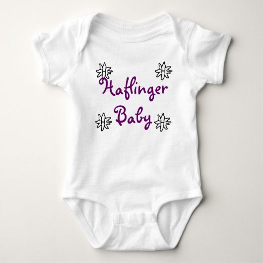 Haflinger Baby Romper (Voorkant)