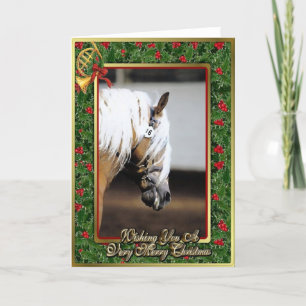 Haflinger Horse Blank Christmas Kaart