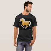 Haflinger Horse Dark T-Shirt (Voorkant volledig)