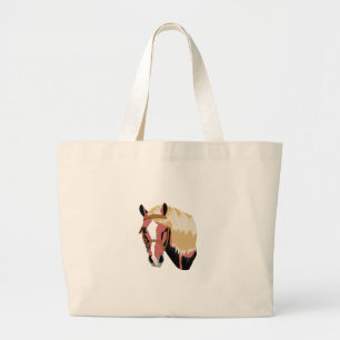 Haflinger Horse Grote Tote Bag
