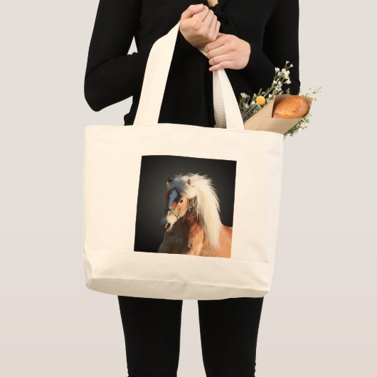 Haflinger Horse Grote Tote Bag (Voorkant (product))