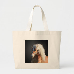 Haflinger Horse Grote Tote Bag